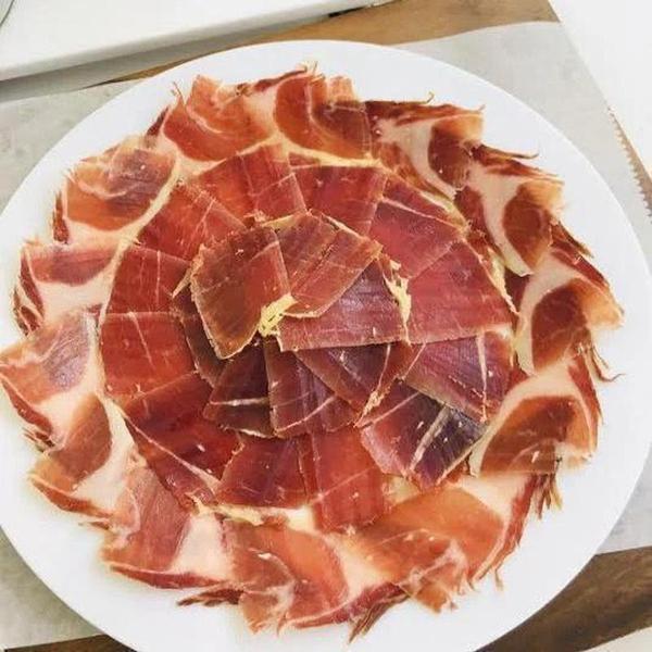 Jamon Serrano aged 24 months hand sliced by Fermin. Chef Lippe-Chef Lippe Shop